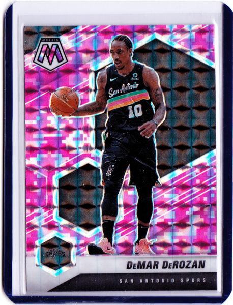 2020-21 Panini Mosaic - Mosaic Camo Pink Prizm #133 DeMar DeRozan