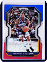 2020-21 Panini Prizm - Red White & Blue Prizm #135 Jordan Clarkson