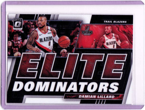 2019-20 Panini Donruss Optic - Elite Dominators #14 Damian Lillard