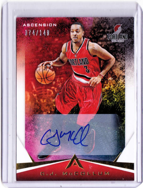 2017-18 Panini Ascension Autographs #14 - C.J. McCollum /149