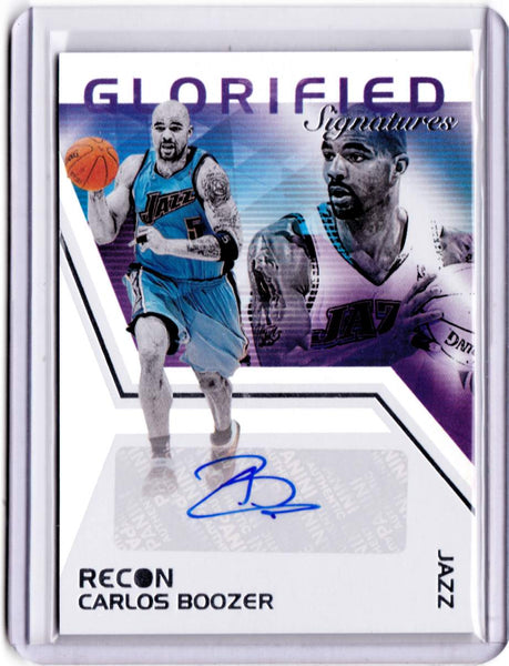 2020-21 Panini Recon - Glorified Signatures #GS-CBZ Carlos Boozer