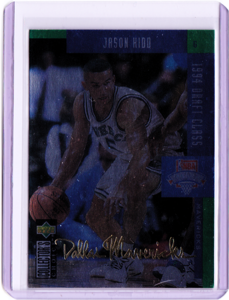 1994-95 Upper Deck Collector's Choice - Gold Signature (Foil) #408 Jason Kidd