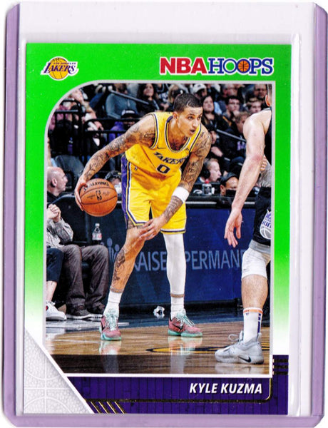 2019-20 Panini NBA Hoops Neon Green #88 - Kyle Kuzma