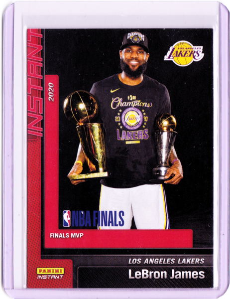 2019-20 Panini Instant - Los Angeles Lakers NBA Championship #29 LeBron James