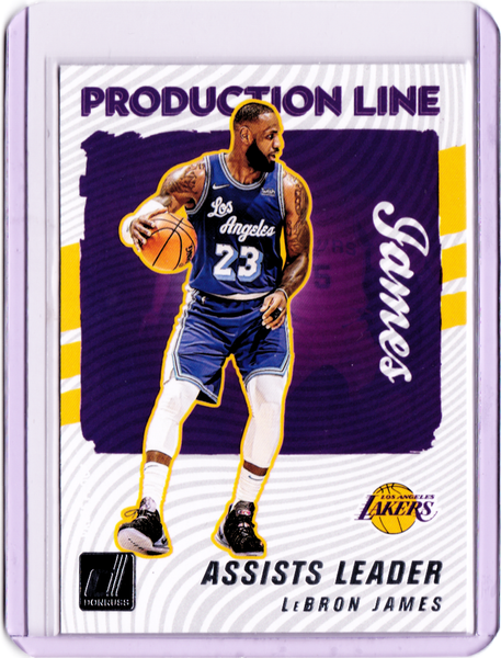 2021-22 Panini Donruss - Production Line #7 LeBron James