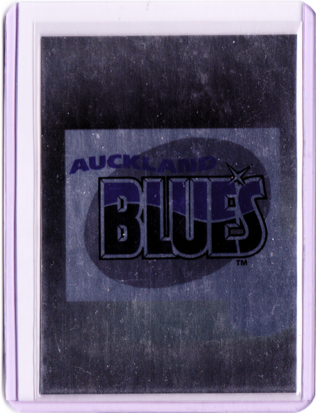 1996 Card Crazy Authentics NPC Rugby Union Superstars - Super 12 Logo #S3 Auckland Blues