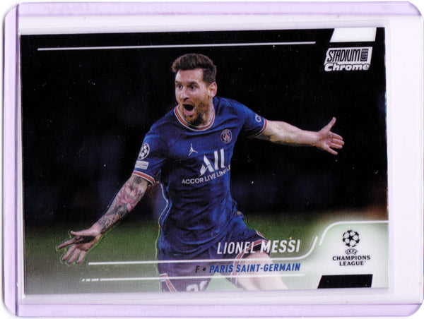 2021-22 Topps Stadium Club Chrome UCL #30 Lionel Messi