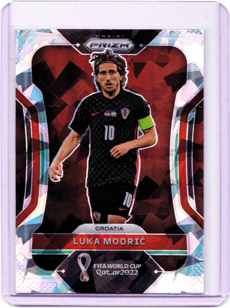 2022 Panini Prizm World Cup - Ice Prizm #61 Luka Modric