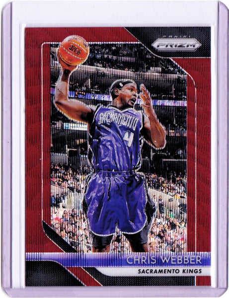 2018-19 Panini Prizm - Ruby Wave Prizm #165 Chris Webber