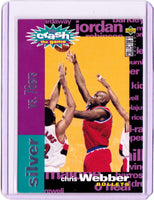1995-96 Upper Deck Collector's Choice - Crash the Game Redemption Scoring - Silver #C15 Chris Webber (vs. 76ers)