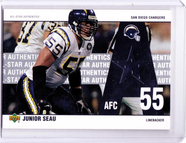 2002 UD Authentics - All-Star Authentics #AA-JS Junior Seau