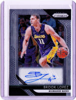 2018-19 Panini Prizm - Signatures #S-BLP Brook Lopez