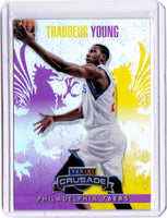 2013-14 Panini Crusade - Crusade - Purple #5 Thaddeus Young /49