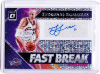 2018-19 Panini Donruss Optic - Fast Break Signatures #FB-ZIG Zydrunas Ilgauskas