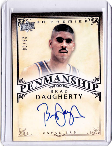 2008-09 UD Premier - Premier Penmanship #PEN-DA Brad Daugherty /50