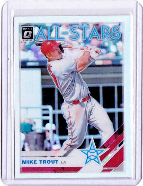 2019 Panini Donruss Optic - Holo Prizm #100 - All-Stars - Mike Trout