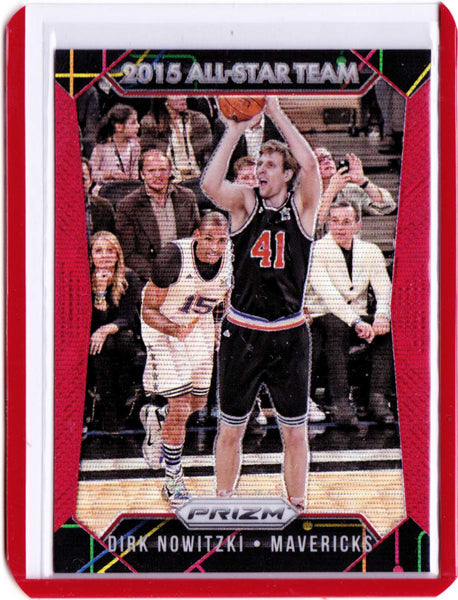 2015-16 Panini Prizm Ruby Wave Prizm #371 - All-Star Team - Dirk Nowitzki /350