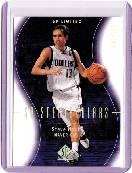 2003-04 SP Authentic- Limited #120 - SP Spectaculars - Steve Nash /100