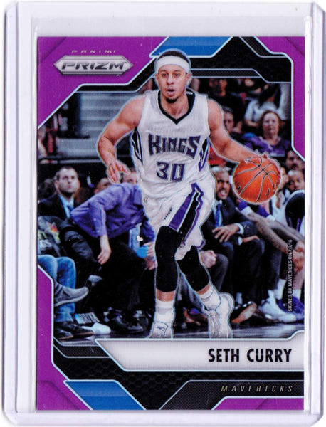 2016-17 Panini Prizm Purple Prizm #157 - Seth Curry /75