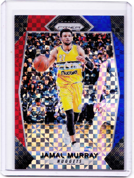 2017-18 Panini Prizm Red, White & Blue Prizms #167 - Jamal Murray