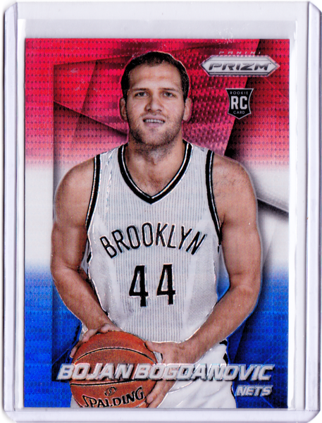 2014-15 Panini Prizm - Red White and Blue Pulsar Prizms #293  Bojan Bogdanovic