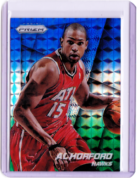 2014-15 Panini Prizm - Blue and Green Mosaic Prizms #7 Al Horford