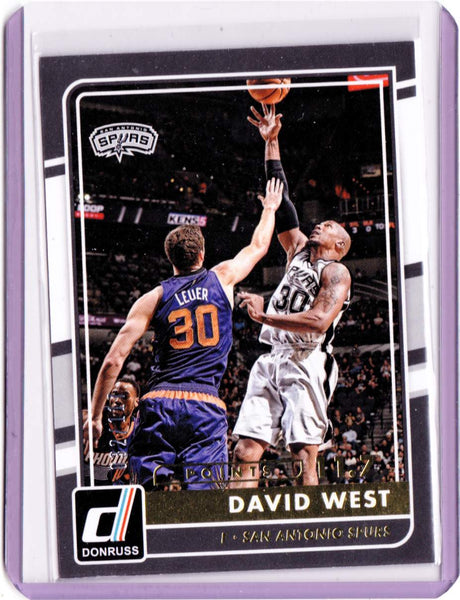 2015-16 Panini Donruss Points #125 - David West /117