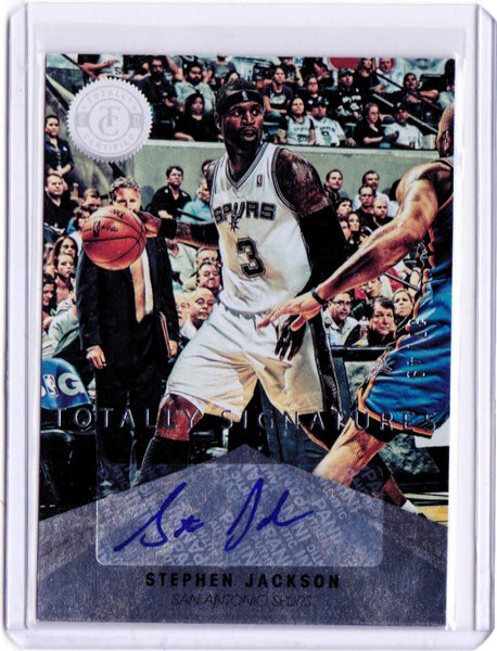 2012-13 Totally Certified - Signatures - Totally Silver #44 - Stephen Jackson /49