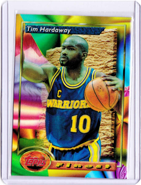 1993-94 Topps Finest Refractor #198 - Tim Hardaway