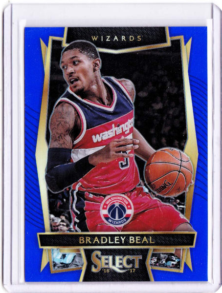 2016-17 Panini Select Blue Prizm #90 - Concourse - Bradley Beal /299