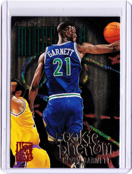 1995-96 Fleer - Rookie Phenom - Hot Pack #1 - Kevin Garnett